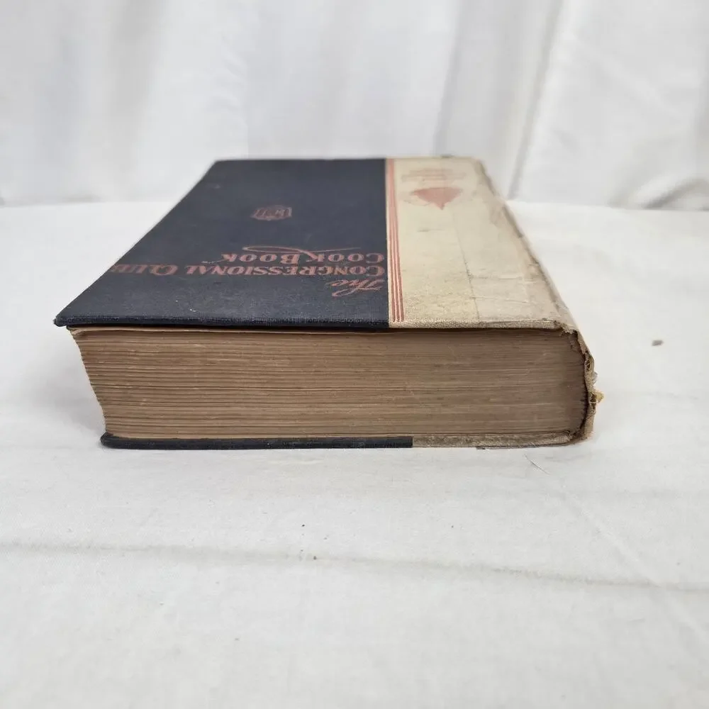The Congressional Club Cookbook Popular 1st Edition 1927 Washington DC Cook Book